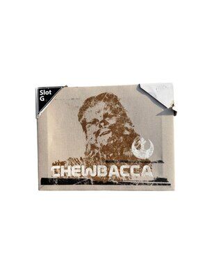 Chewbacca Canvas Print Wall Art With Rebel Alliance Logo - Star Wars Decor